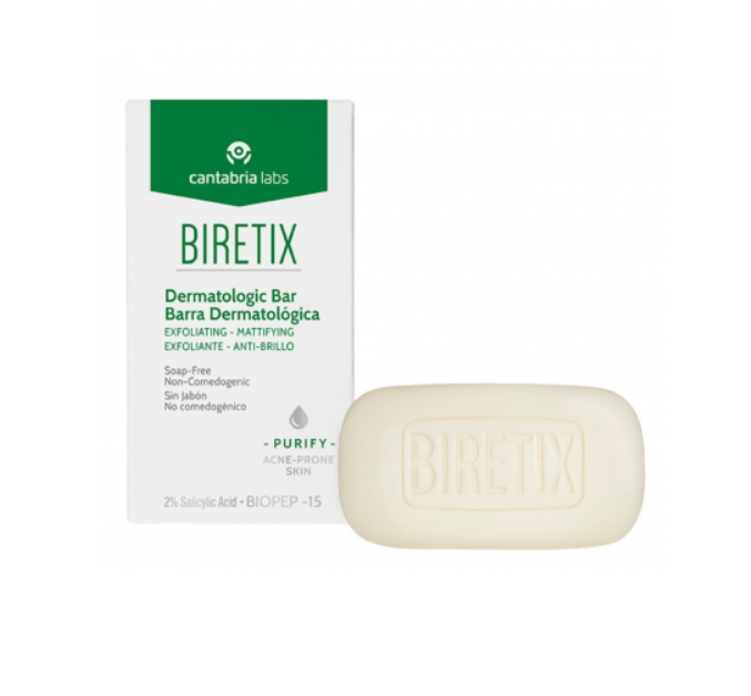 BIRETIX-DERMATOLOGICAL-BAR-I-Dermatologiskas-ziepes-ar-2-salicilskabi-80g-ajaesthetics