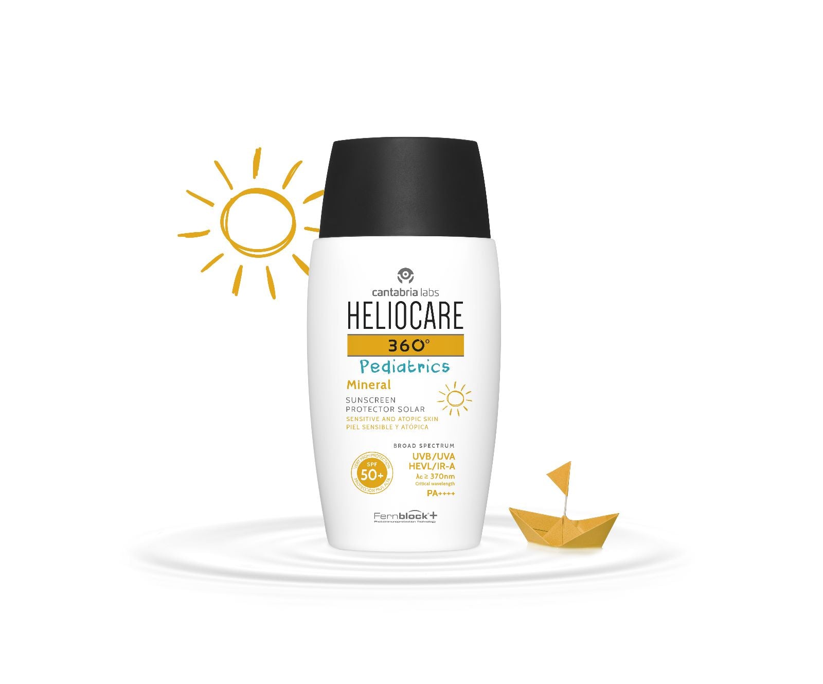 HELIOCARE-360°-PEDIATRICS-MINERAL-SPF50-Saules-aizsargajoss-fluids-ar-mineralajiem-filtriem-berniem-un-zidainiem-SPF50-50ml-ajaesthetics
