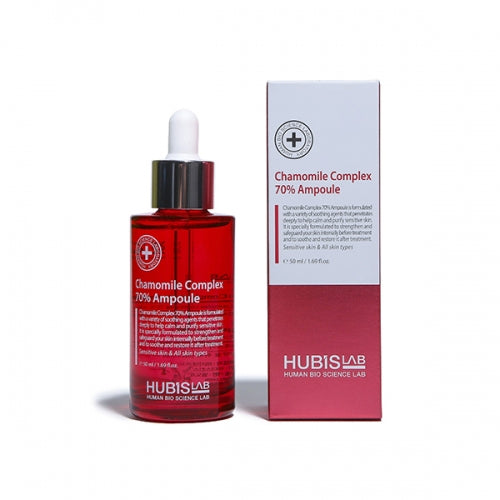 HUBISLAB Chamomile Complex 70% Ampoule | Kumelīšu kompleksa 70% ampula